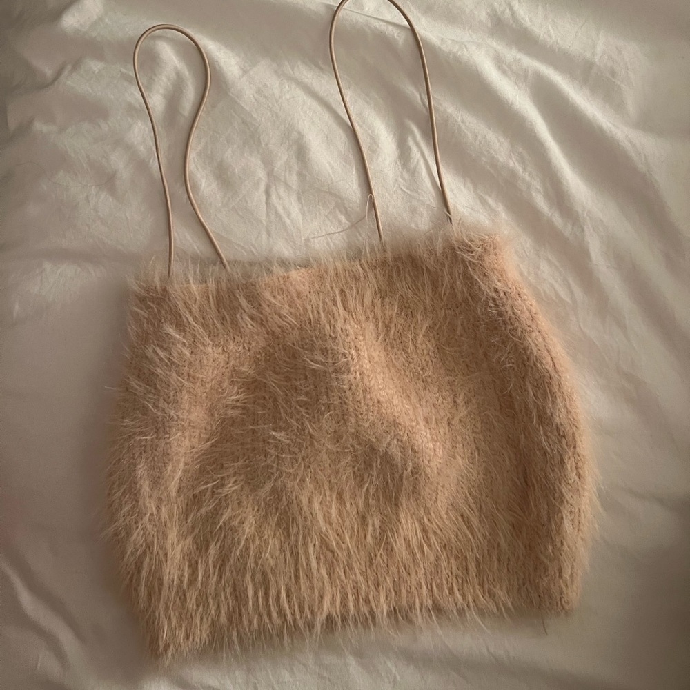 Fuzzy Crop Top